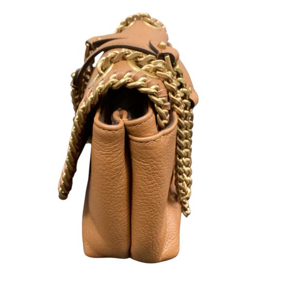 Rebecca Minkoff Purse Women’s 1Size Small Gold Link Chain Magnetic &Hook Closure - Picture 5 of 9